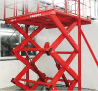 剪叉式電動(dòng)升降貨梯，固定式液壓升降貨梯